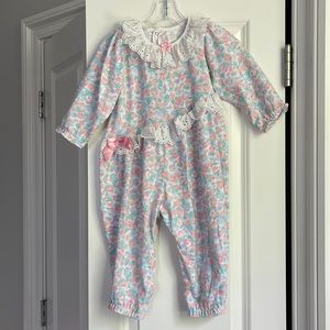 Vintage Buster Brown Girls Outfit, 24 Months